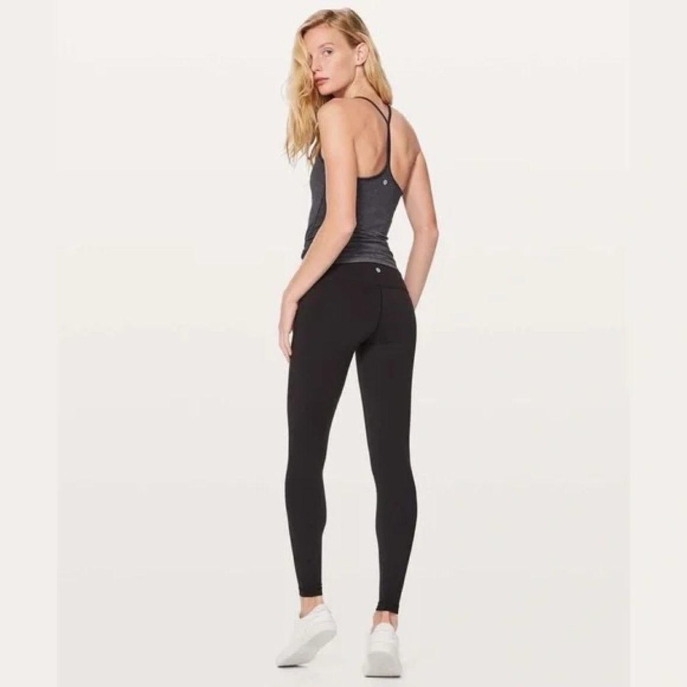 Black Lululemon Wunder Under Low-Rise Legging 28” inseam